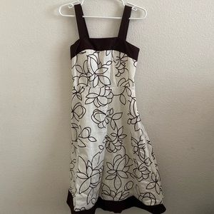 Flower print dress